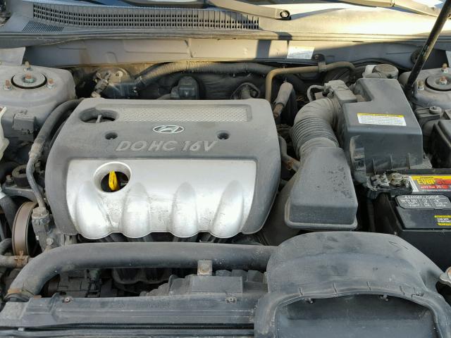 5NPET46C88H304133 - 2008 HYUNDAI SONATA GRAY photo 7