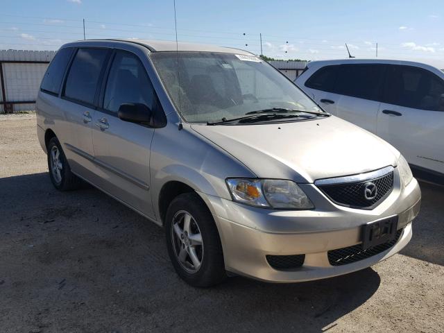 JM3LW28A730350306 - 2003 MAZDA MPV WAGON BEIGE photo 1