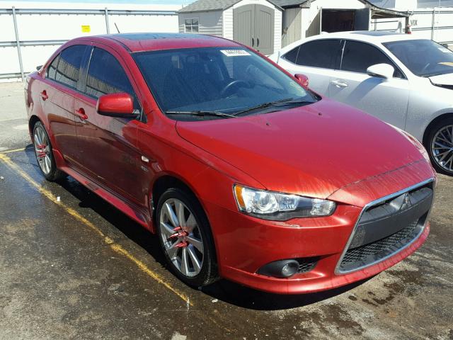 JA32U8FW3DU001521 - 2013 MITSUBISHI LANCER GT RED photo 1