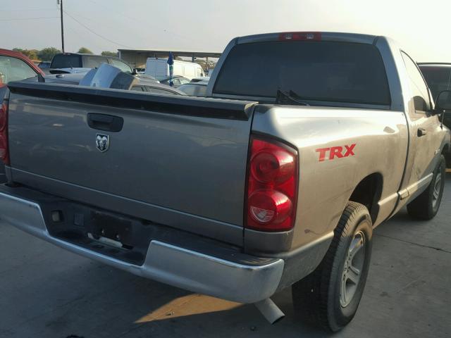 1D7HA16KX8J186253 - 2008 DODGE RAM 1500 S GRAY photo 4