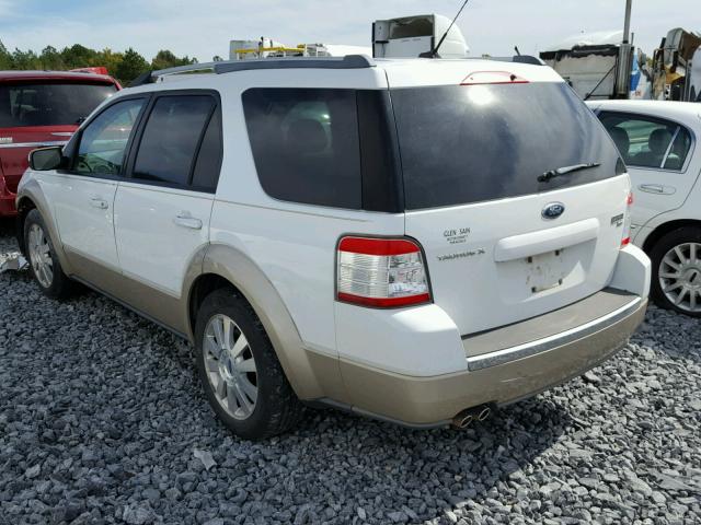 1FMDK08W78GA26839 - 2008 FORD TAURUS X WHITE photo 3