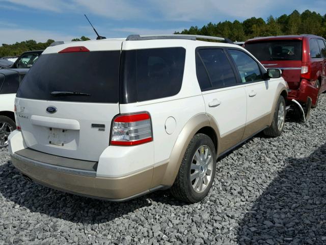 1FMDK08W78GA26839 - 2008 FORD TAURUS X WHITE photo 4