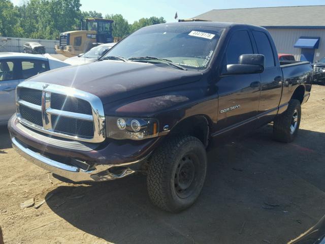 3D7KS28C05G705306 - 2005 DODGE RAM 2500 S მუქწითელი ფოტო 2