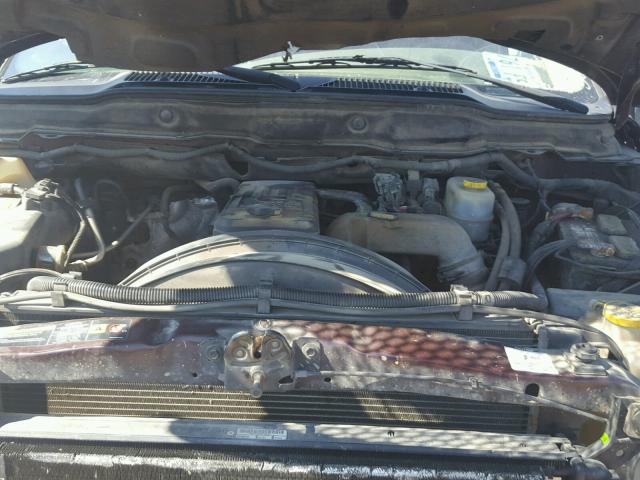 3D7KS28C05G705306 - 2005 DODGE RAM 2500 S მუქწითელი ფოტო 7