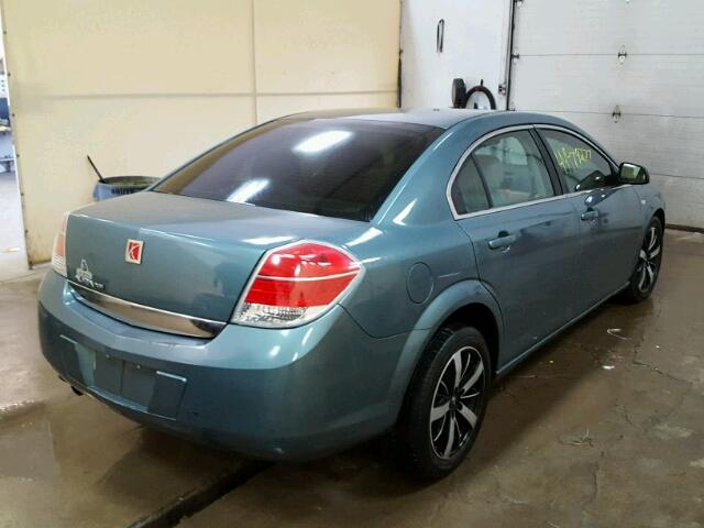 1G8ZS57B29F111188 - 2009 SATURN AURA XE BLUE photo 4