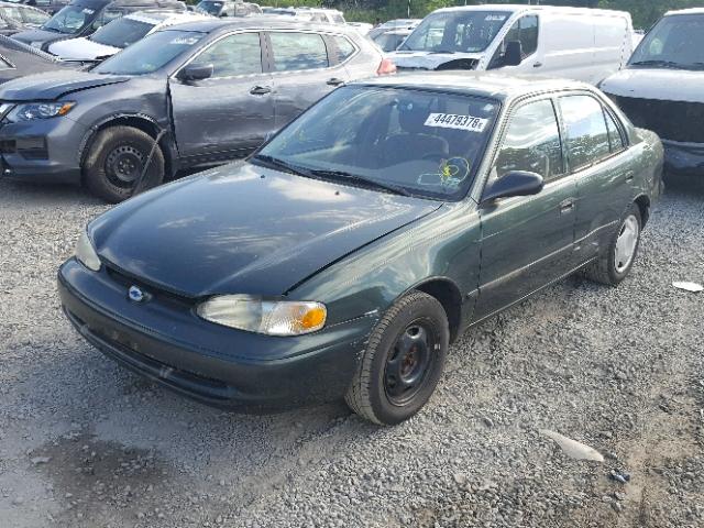 1Y1SK52842Z405100 - 2002 CHEVROLET GEO PRIZM 绿色 照片 2