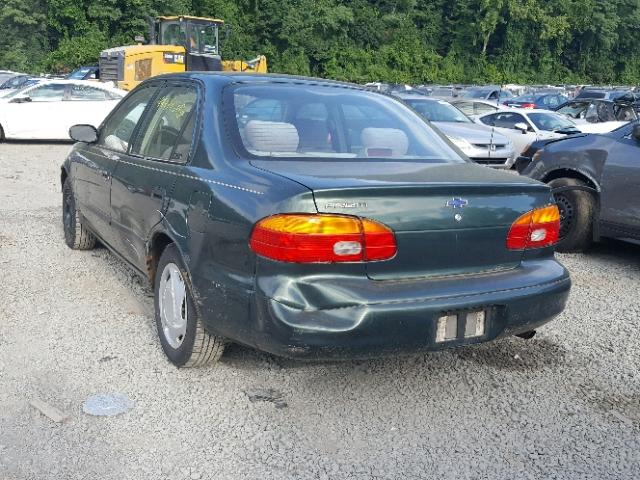 1Y1SK52842Z405100 - 2002 CHEVROLET GEO PRIZM GREEN photo 3