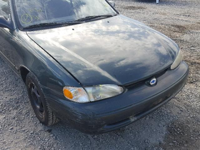 1Y1SK52842Z405100 - 2002 CHEVROLET GEO PRIZM 绿色 照片 9