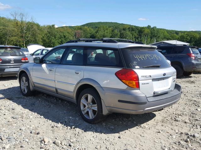 4S4BP86C754361936 - 2005 SUBARU LEGACY OUT SILVER photo 3