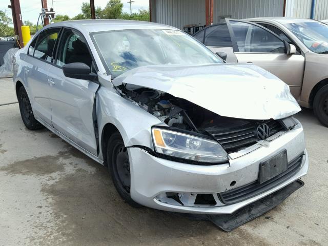 3VW1K7AJ0CM342786 - 2012 VOLKSWAGEN JETTA BASE 银色 照片 1