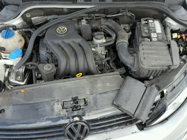 3VW1K7AJ0CM342786 - 2012 VOLKSWAGEN JETTA BASE 银色 照片 7