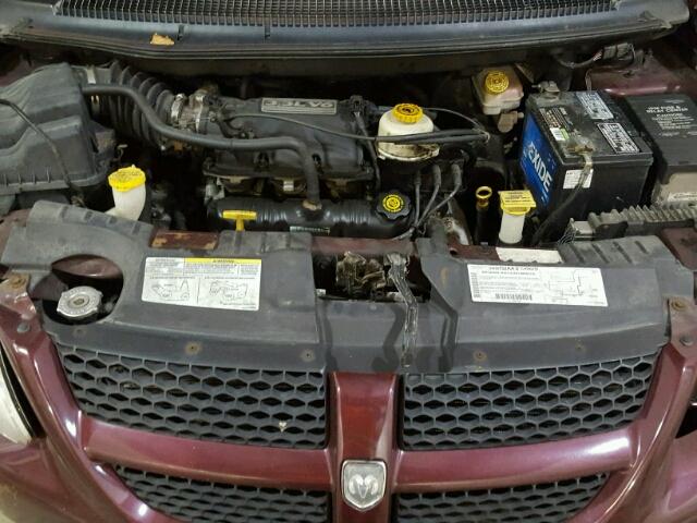 1D8GP45353B181711 - 2003 DODGE CARAVAN SP BURGUNDY photo 7