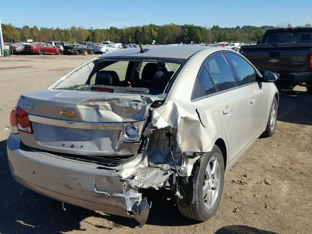 1G1PF5SC9C7286002 - 2012 CHEVROLET CRUZE LT TAN photo 4