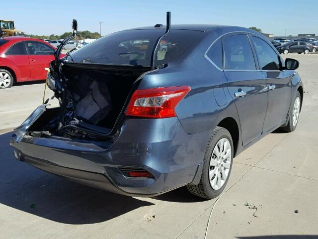 3N1AB7AP1HY288554 - 2017 NISSAN SENTRA S BLACK photo 4