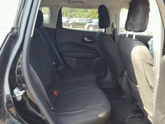 3C4NJDAB1JT163593 - 2018 JEEP COMPASS SP BLACK photo 6