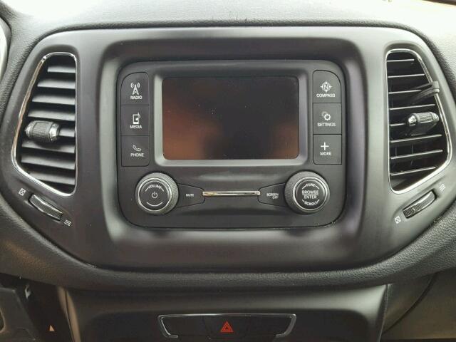 3C4NJDAB1JT163593 - 2018 JEEP COMPASS SP BLACK photo 9