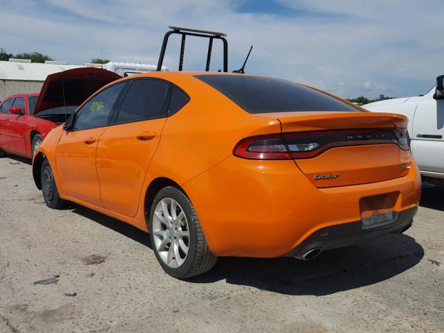 1C3CDFBA5DD344081 - 2013 DODGE DART SXT ORANGE photo 3