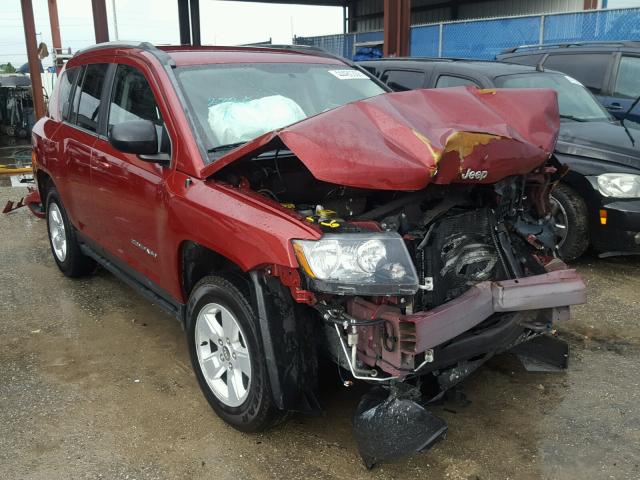 1C4NJCBA8FD438518 - 2015 JEEP COMPASS SP RED photo 1