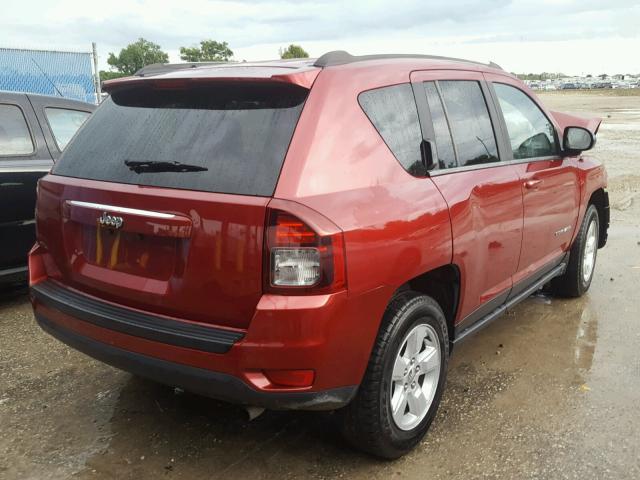 1C4NJCBA8FD438518 - 2015 JEEP COMPASS SP RED photo 4