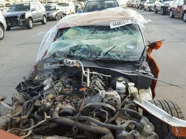 1G1YY26UX75131198 - 2007 CHEVROLET CORVETTE ORANGE photo 10