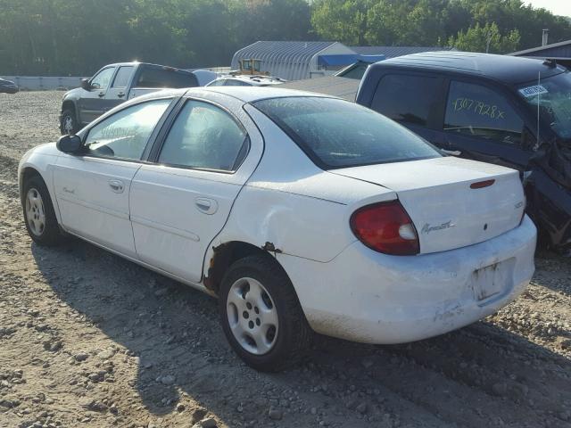 1P3ES46C7YD620633 - 2000 PLYMOUTH NEON BASE WHITE photo 3