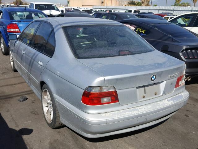 WBADN53422GC98625 - 2002 BMW 540 I SILVER photo 3
