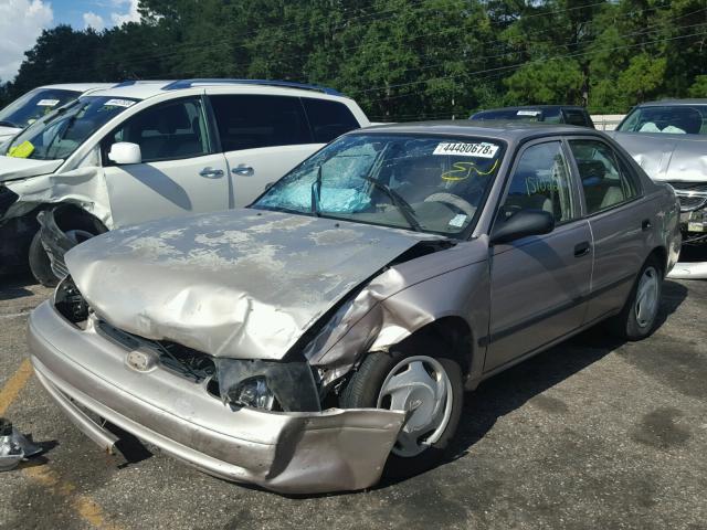 1Y1SK52881Z405342 - 2001 CHEVROLET GEO PRIZM 银色 照片 2