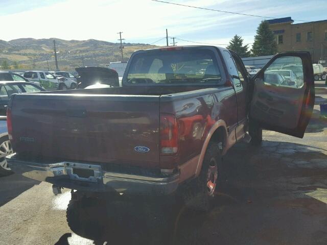 1FTDX1863VKA45490 - 1997 FORD F150 MAROON photo 4