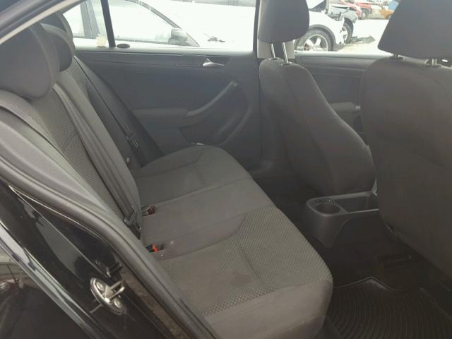 3VW1K7AJ1CM352890 - 2012 VOLKSWAGEN JETTA BASE Սև լուսանկար 6