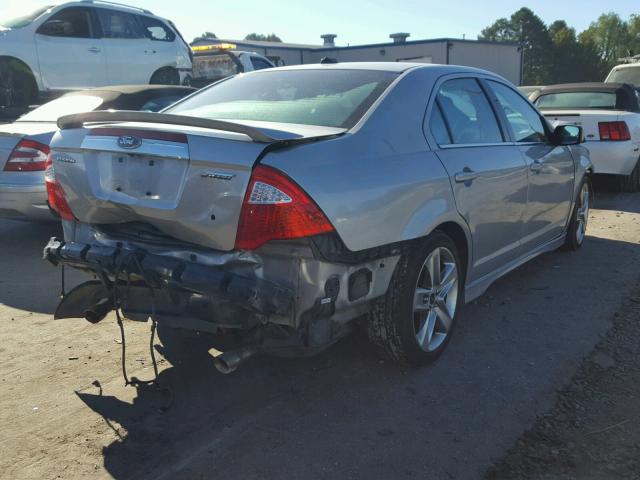 3FAHP0KC0AR427157 - 2010 FORD FUSION SILVER photo 4