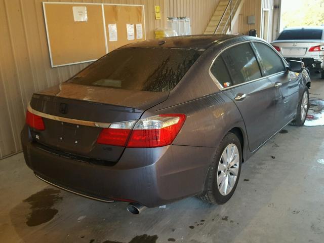 1HGCR3F86FA023627 - 2015 HONDA ACCORD EXL GRAY photo 4