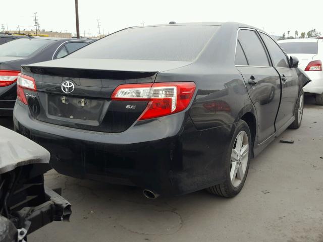 4T1BF1FK5DU710768 - 2013 TOYOTA CAMRY L BLACK photo 4