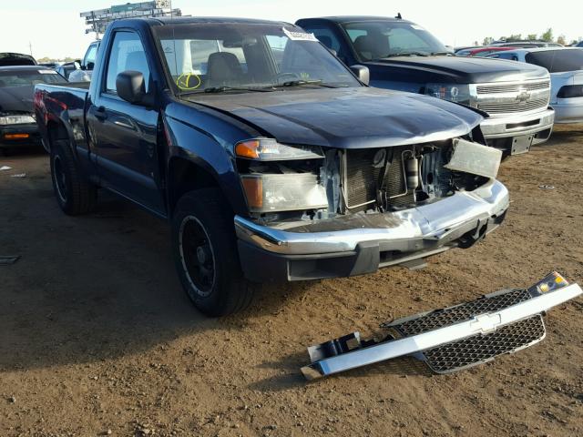 1GCCS149678184880 - 2007 CHEVROLET COLORADO BLUE photo 1