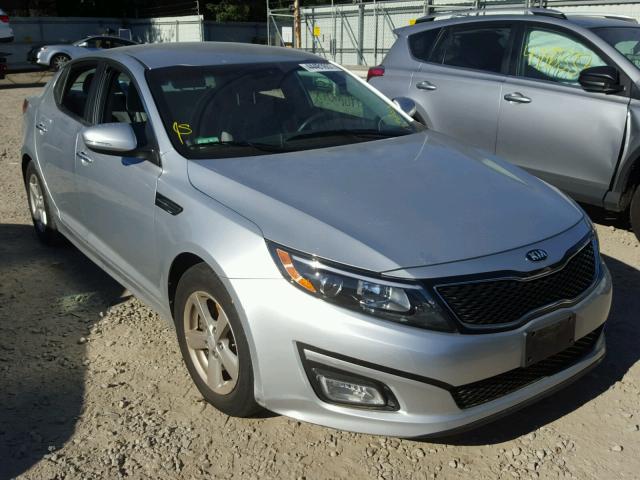 5XXGM4A74FG489581 - 2015 KIA OPTIMA LX SILVER photo 1