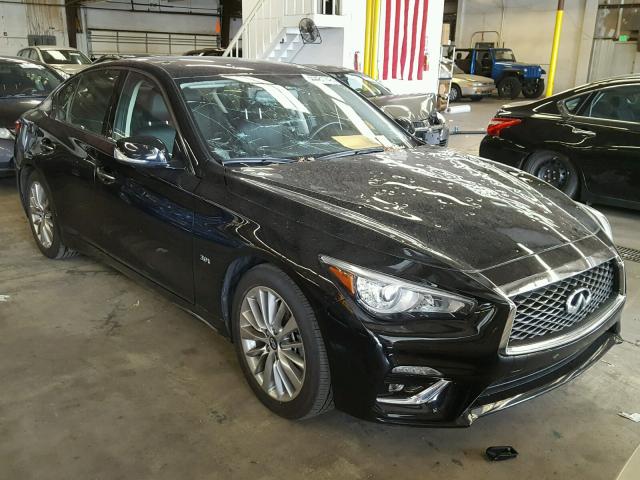 JN1EV7AP7JM357846 - 2018 INFINITI Q50 LUXE WHITE photo 1