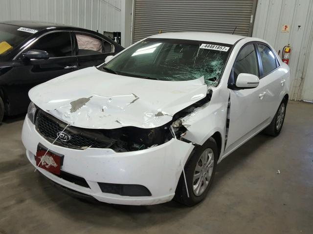 KNAFU4A25C5483821 - 2012 KIA FORTE EX WHITE photo 2