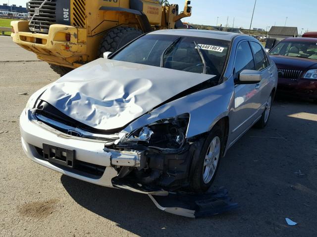 1HGCM56776A073051 - 2006 HONDA ACCORD EX SILVER photo 2