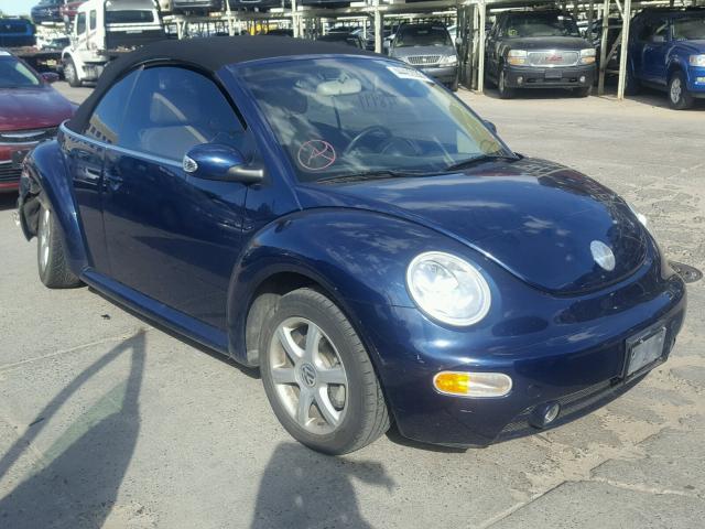 3VWCD21Y24M308580 - 2004 VOLKSWAGEN NEW BEETLE Mavi foto 1