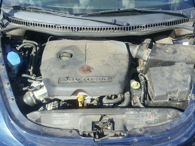 3VWCD21Y24M308580 - 2004 VOLKSWAGEN NEW BEETLE Mavi foto 7