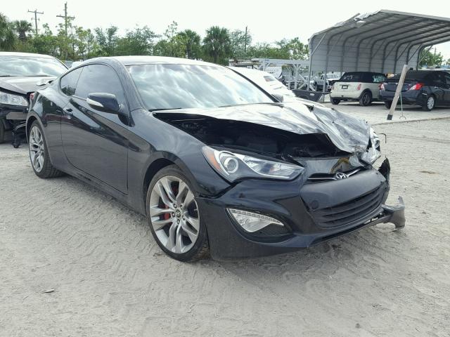 KMHHU6KJ2DU091055 - 2013 HYUNDAI GENESIS CO BLACK photo 1