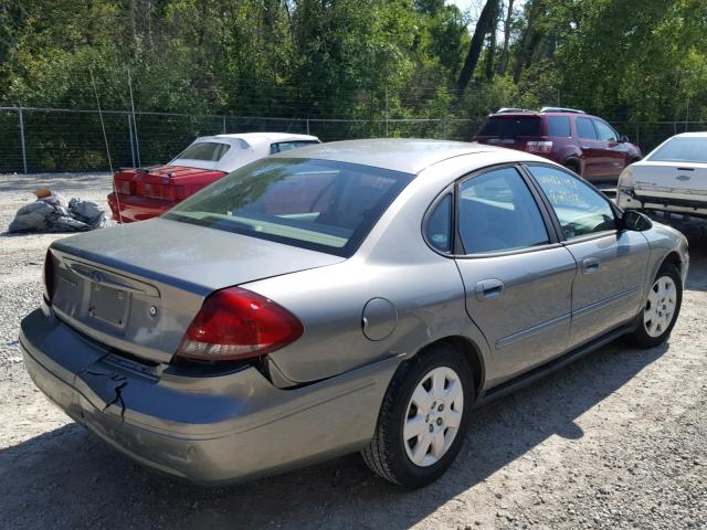 1FAFP52U54G106191 - 2004 FORD TAURUS LX GRAY photo 4