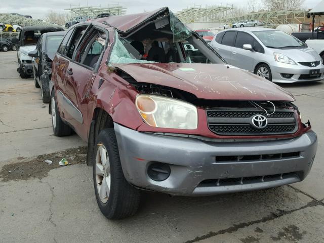 JTEHD20VX50068498 - 2005 TOYOTA RAV4 RED photo 1