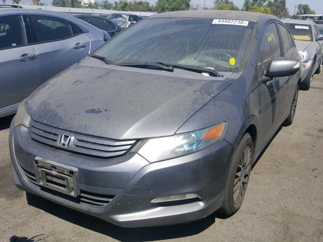 JHMZE2H79AS015851 - 2010 HONDA INSIGHT EX GRAY photo 2