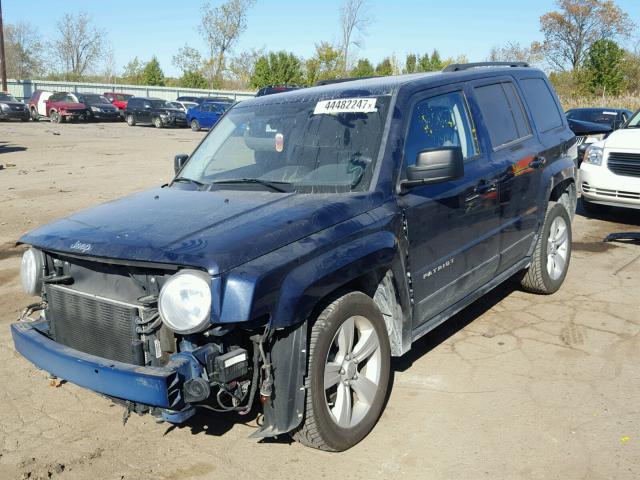 1C4NJPFB7CD684367 - 2012 JEEP PATRIOT LA BLUE photo 2