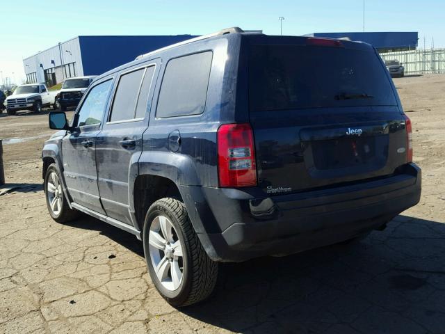 1C4NJPFB7CD684367 - 2012 JEEP PATRIOT LA BLUE photo 3