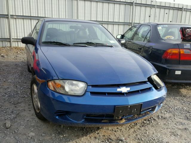 1G1JC12F837215584 - 2003 CHEVROLET CAVALIER BLUE photo 1