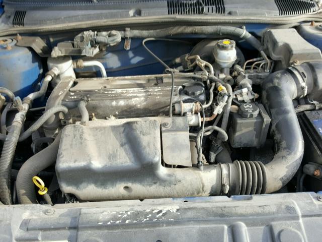 1G1JC12F837215584 - 2003 CHEVROLET CAVALIER BLUE photo 7