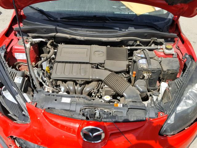 JM1DE1KZ7E0173641 - 2014 MAZDA MAZDA2 SPO 红色 照片 7