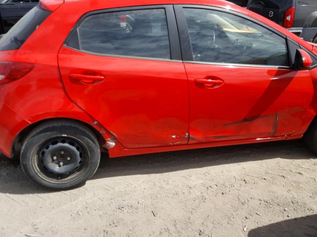 JM1DE1KZ7E0173641 - 2014 MAZDA MAZDA2 SPO RED photo 9