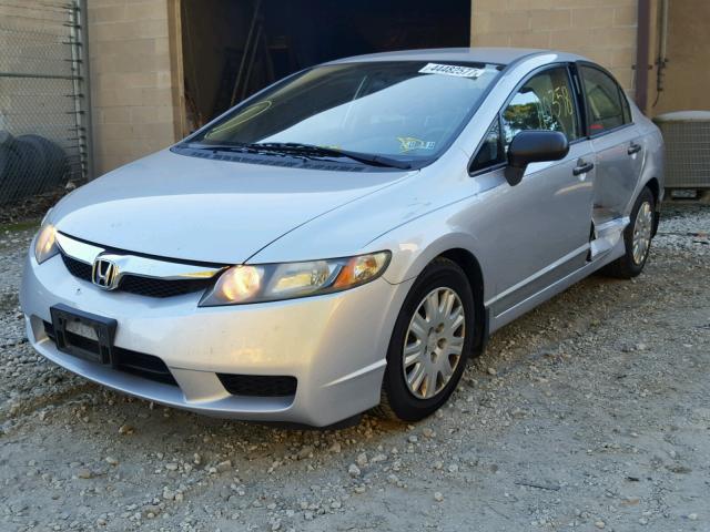 2HGFA1F33AH587873 - 2010 HONDA CIVIC VP SILVER photo 2